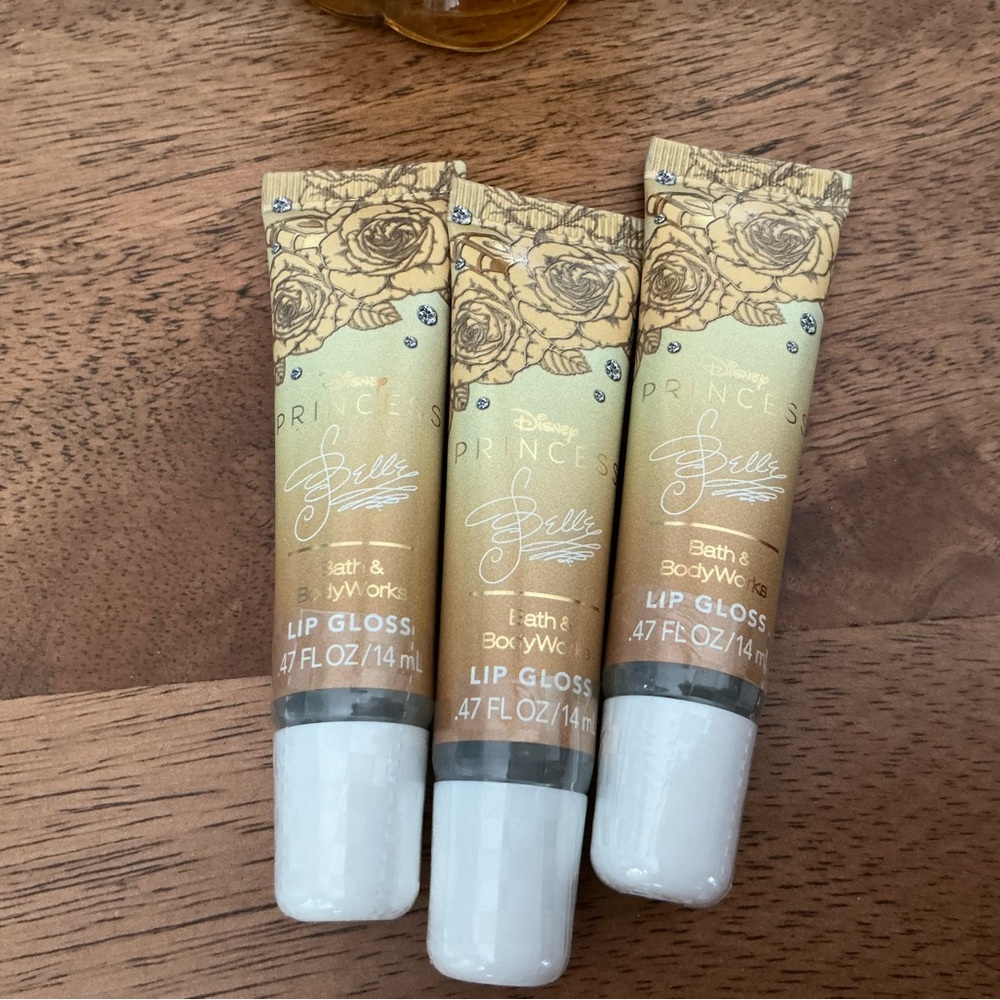 Bath Body Works Disney Princess Belle Lip Gloss x 3